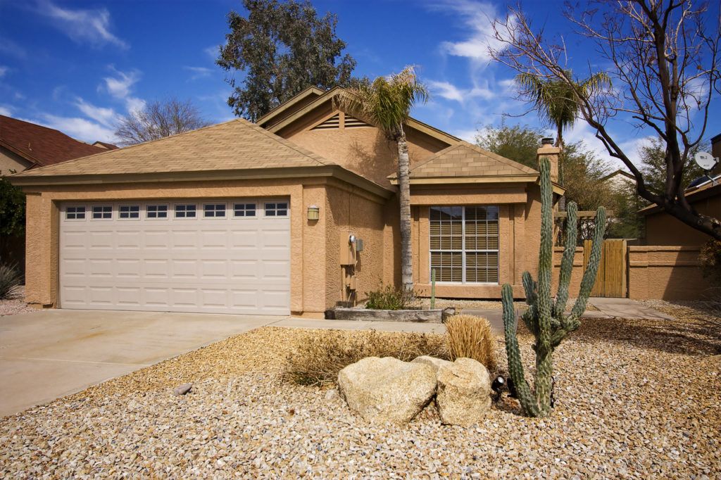 Residential roof in Phoenix, AZ.
