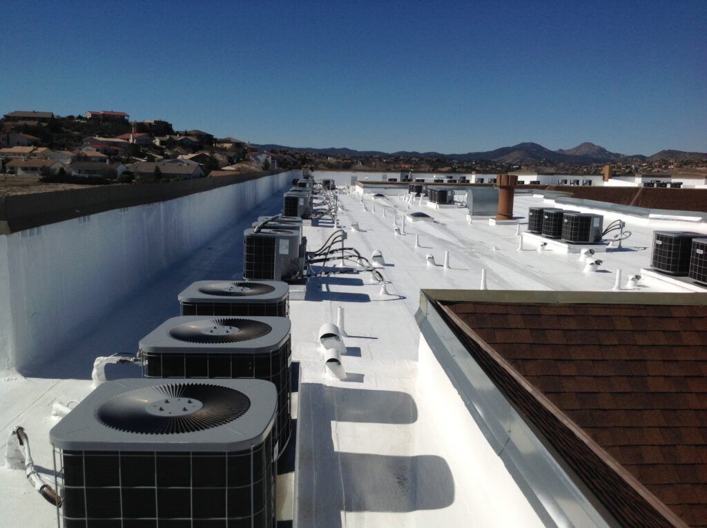 Commercial roof. Use your budget surplus to repair or restore your commercial roof this year!