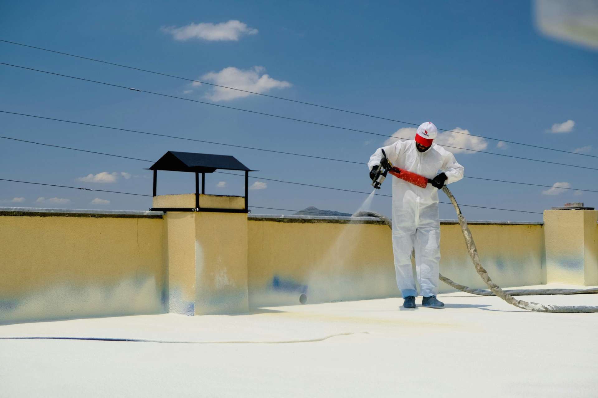 caring for a foam roof