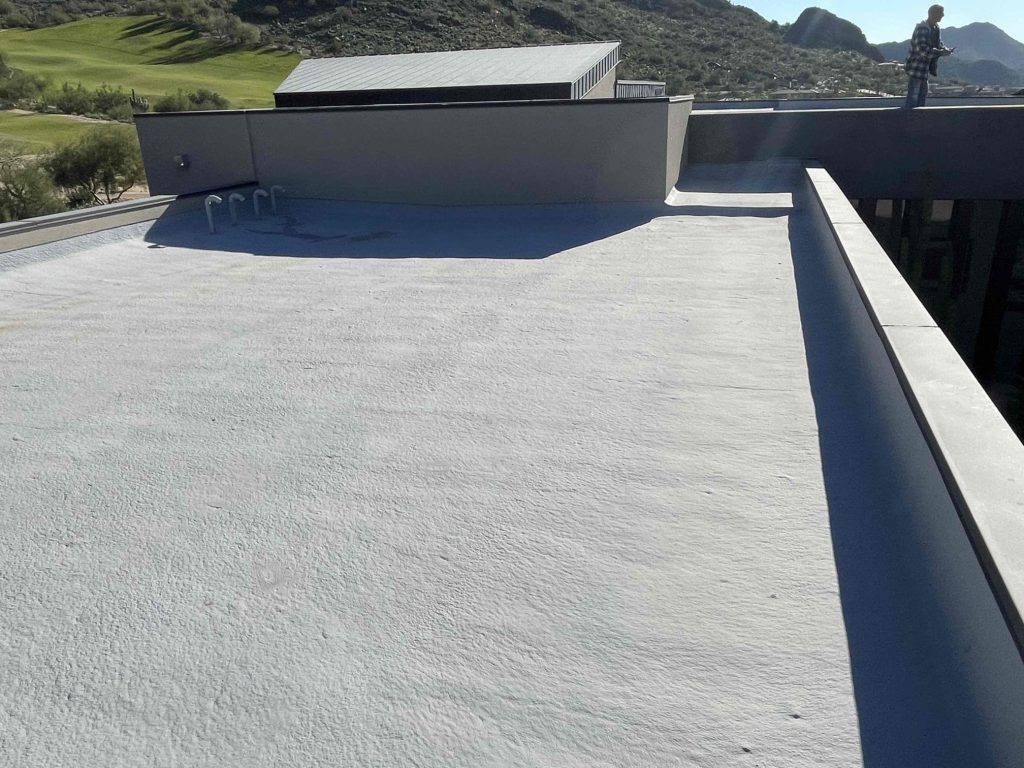 new clean flat foam roof scottsdale az
